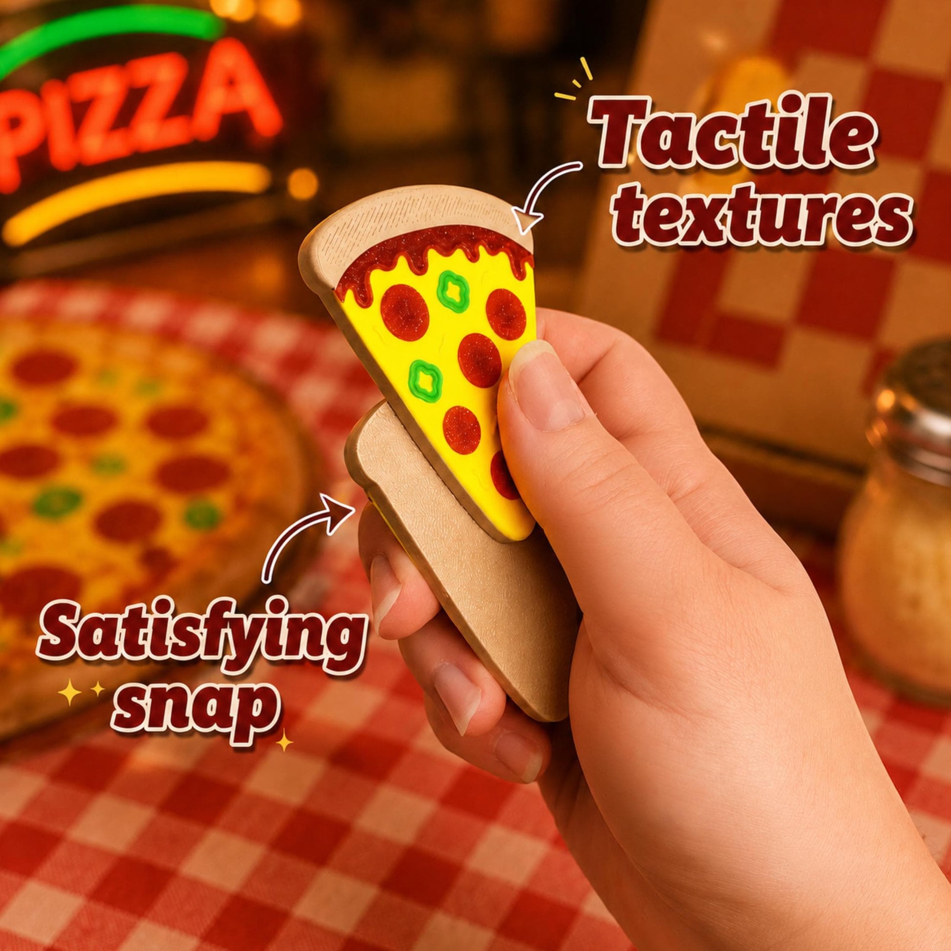 Pizza Magnetic Fidget | Foodie Stress Relief Gift