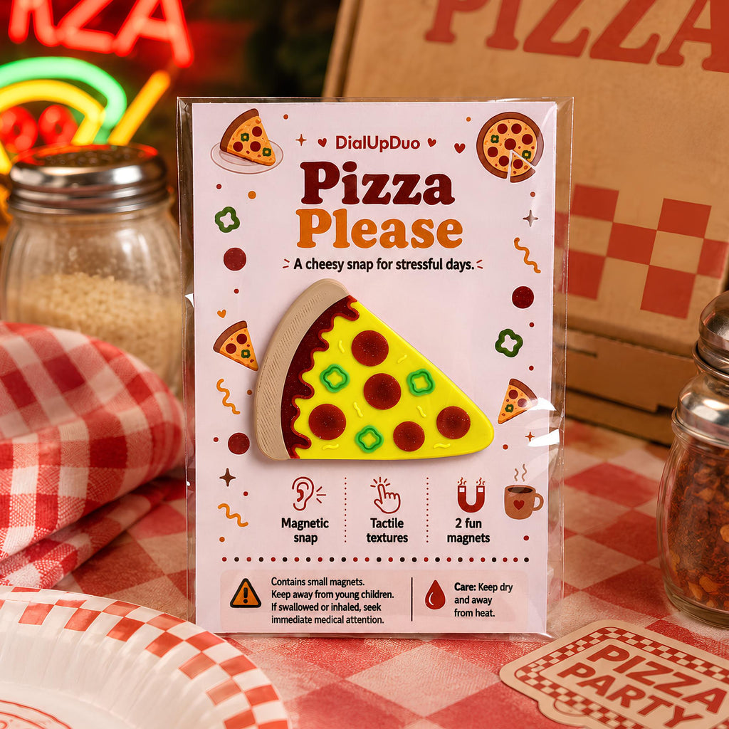 Pizza Magnetic Fidget | Foodie Stress Relief Gift