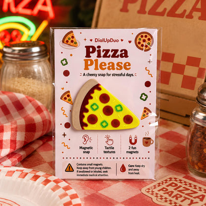 Pizza Magnetic Fidget | Foodie Stress Relief Gift