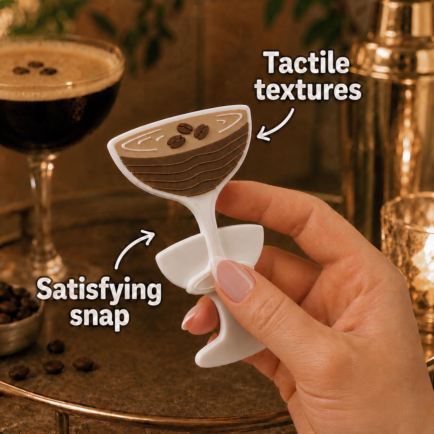 Espresso Martini Fidget | Cocktail Desk Gift