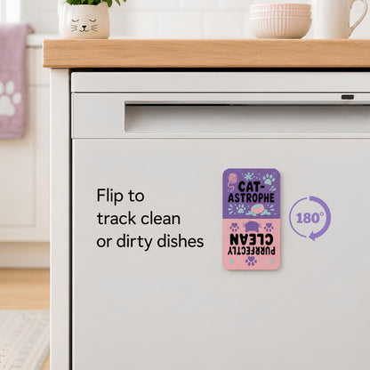 Cat Dishwasher Magnet | Funny Kitchen Roommate Gift