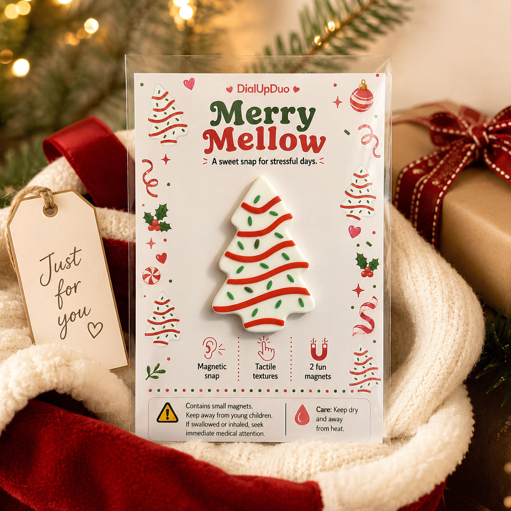 Christmas Tree Magnetic Fidget | Holiday Desk Gift