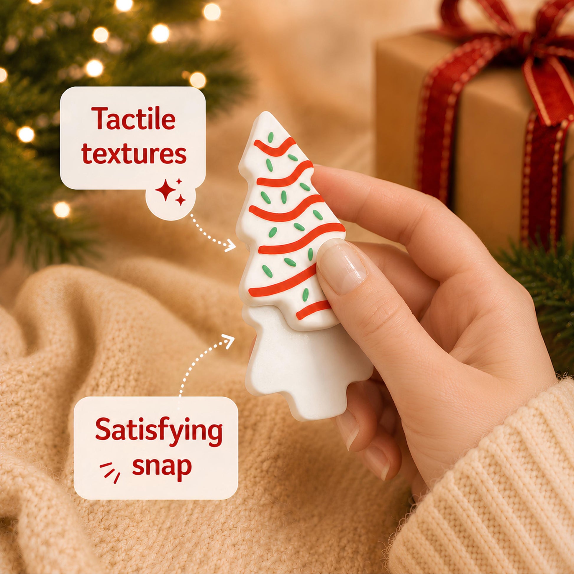 Christmas Tree Magnetic Fidget | Holiday Desk Gift
