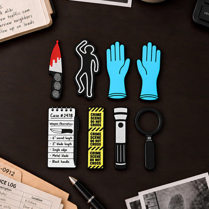 True Crime Fridge Magnets | Mystery Reader Gift